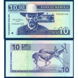 Namibie Pick N°1a, Billet de banque de 10 Dollars 1993