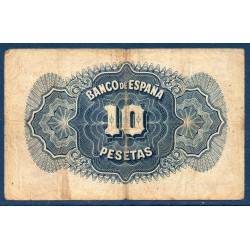 Espagne Pick N°86a, Billet de banque de 10 pesetas 1935