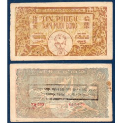 Viet-Nam Nord Pick N°51a, Billet de banque de 50 dong 1949-1950