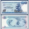 Zimbabwe Pick N°1d, Billet de banque de 2 Dollars 1994