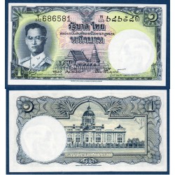 Thaïlande Pick N°74d, Neuf Billet de banque de banque de 1 Baht 1955