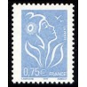 Timbre France Yvert No 3737 Marianne Lamouche 0.75€ bleu légende itvf