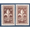 Timbre Yvert No 787 variété foncé neuf luxe** Jamborée