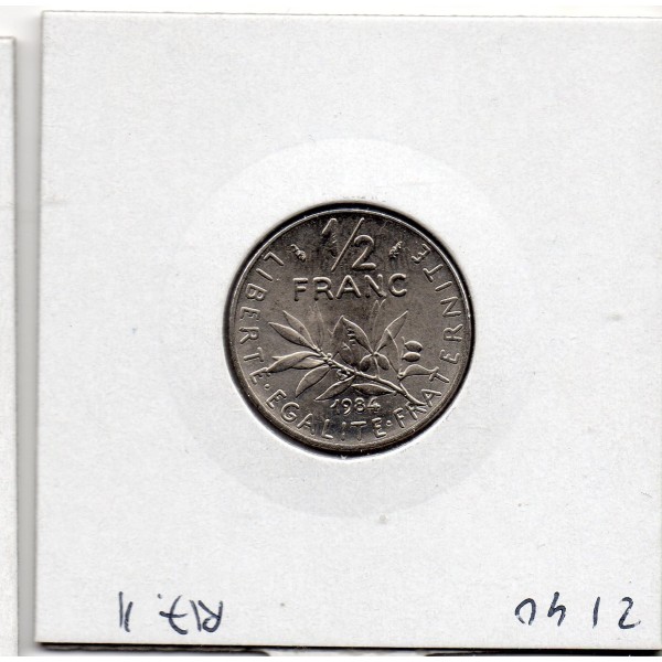 1/2 Franc Semeuse Nickel 1984 FDC, France pièce de monnaie
