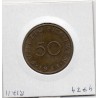 Sarre Saar, 50 franken 1954 TTB+, Gad 3 pièce de monnaie