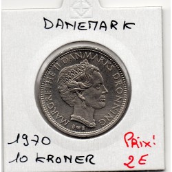 Danemark 10 kroner 1979 Sup+, KM 864 pièce de monnaie