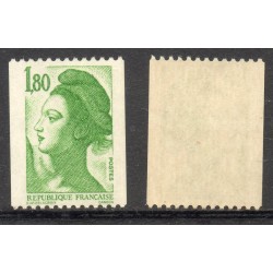 Timbre Yvert No 2378c gomme brillante variété roulette liberté