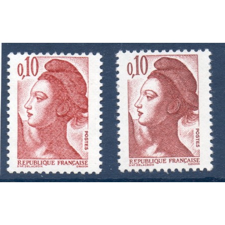 Timbre Yvert No 2179 2 nuances neuf luxe** liberté de gandon