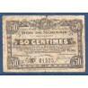 Bon de monnaie ville Roubaix Tourcoin 50 centimes B- 27.10.1917 pirot 59-2161 Billet