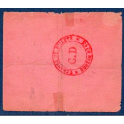 Ville de Dourges 2 Franc TB- 10.12.1914 pirot 62-363 Billet