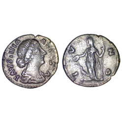 Denier de Faustine II la jeune (161-175) RIC 688 Sear 5255 atelier Rome