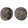 Mysie, Pergame Diobol Argent (-310 à -282) Heraclès Athéna