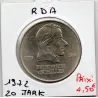 Allemagne RDA 20 mark 1972, Sup KM 40 pièce de monnaie