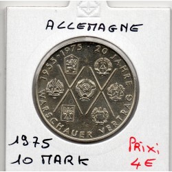 Allemagne RDA 10 mark 1975, Sup KM 58 pièce de monnaie