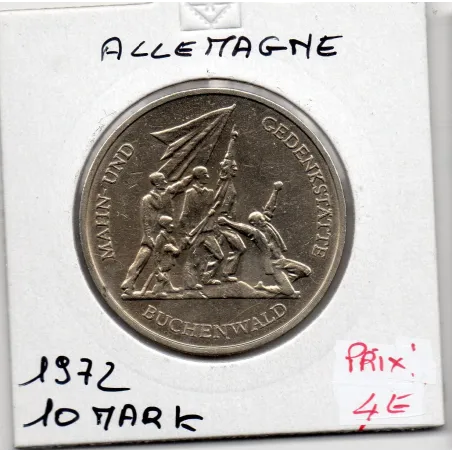 Allemagne RDA 10 mark 1972, Sup KM 38 pièce de monnaie