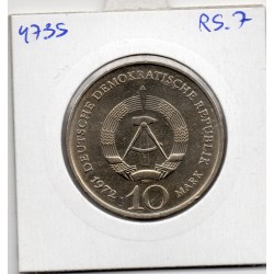 Allemagne RDA 10 mark 1972, Sup KM 38 pièce de monnaie