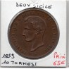Italie Deux Siciles 10 Tornesi 1859 TTB, KM 377 pièce de monnaie