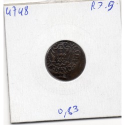 Livonie Sigismond III 1 Shilling 1587-1622 Riga Sup pièce de monnaie