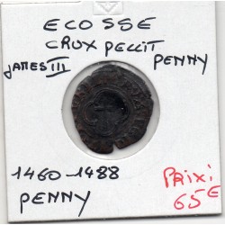 Ecosse Crux pellit copper penny James III 1460-1488 TB pièce de monnaie