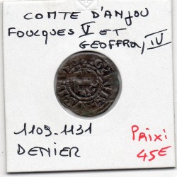 comté d'Anjou, Foulques V et Geoffroy IV, (1109-1151) Denier