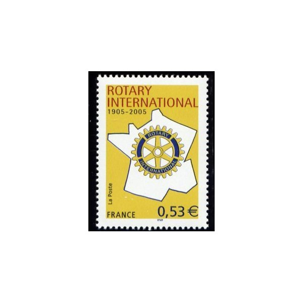 Timbre France Yvert No 3750 Rotary club gommé