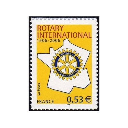 Timbre France Yvert No 3750A Rotary club autohadésif