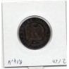 5 centimes Napoléon III tête nue 1855 MA chien Marseille TTB-, France pièce de monnaie