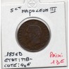 5 centimes Napoléon III tête nue 1856 D Lyon TTB-, France pièce de monnaie