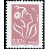Timbre France Yvert No 3757 Marianne Lamouche 0.64€ lilas brun clair légende itvf