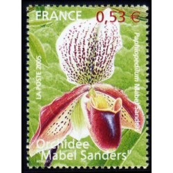 Timbre France Yvert No 3763 Orchidée Mabel Sanders