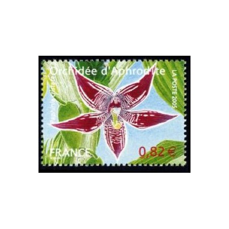 Timbre France Yvert No 3766 Orchidée d'Aphrodite