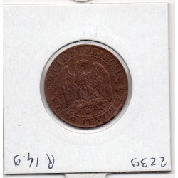 5 centimes Napoléon III tête nue 1855 BB Ancre TTB net, France pièce de monnaie