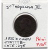 5 centimes Napoléon III tête nue 1855 K Chien Bordeaux TTB, France pièce de monnaie