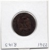 5 centimes Napoléon III tête nue 1855 K Chien Bordeaux TTB, France pièce de monnaie
