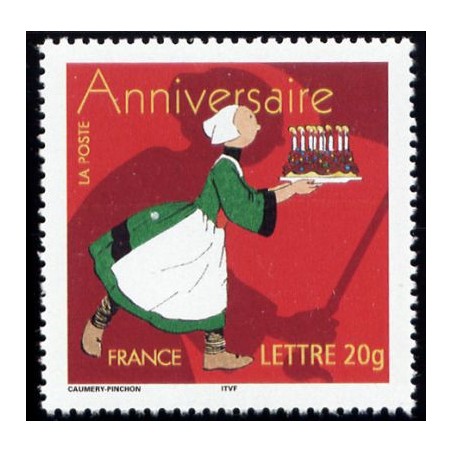 Timbre France Yvert No 3778 Anniversaires, Bécassine
