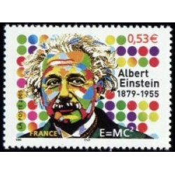 Timbre France Yvert No 3779 Albert Einstein