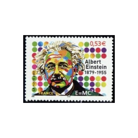 Timbre France Yvert No 3779 Albert Einstein