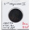 5 centimes Napoléon III tête nue 1857 Ma MArseille B+, France pièce de monnaie