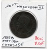 10 centimes Napoléon III tête nue 1857 B Rouen B+, France pièce de monnaie