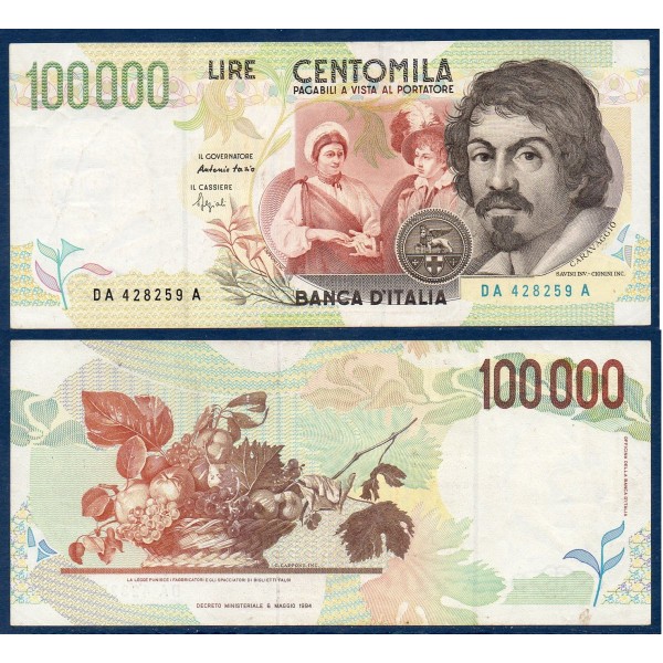 Italie Pick N°117a, Billet de banque de 100000 Lire 1994