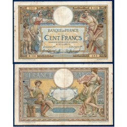 100 Francs LOM TB- 21.7.1908 Billet de la banque de France