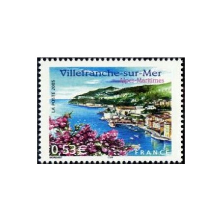 Timbre France Yvert No 3802 Villefranche sur Mer