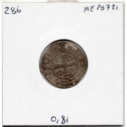 Denier de Mantes Louis VII (1151-1174) pièce de monnaie royale