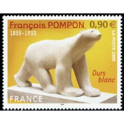 Timbre france Yvert No 3806 François Pompon, Ours blanc