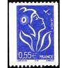 Timbre France Yvert No 3807 Marianne Lamouche de roulette 055€ bleu légende itvf