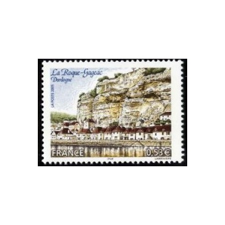 Timbre France Yvert No 3809 La Roche Gageac