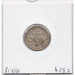 50 centimes Semeuse Argent 1916 Sup-, France pièce de monnaie