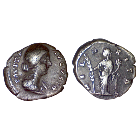 Denier de Faustine II la jeune (161-175) RIC 686 Sear 5254 atelier Rome