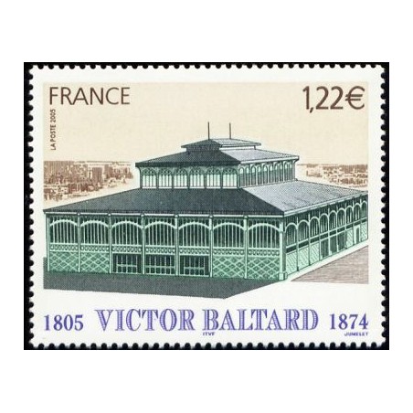 Timbre France Yvert No 3824 Victor Baltard