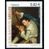 Timbre France Yvert No 3835 Le guitariste de J B Greuze